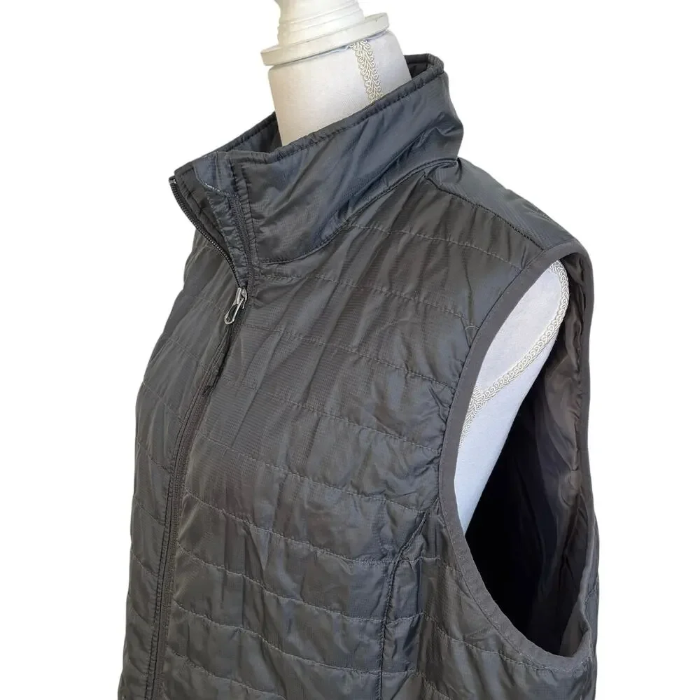 Port Authority Vest Women's XXL Black Packable Quilted Self Storage Bag Full Zip